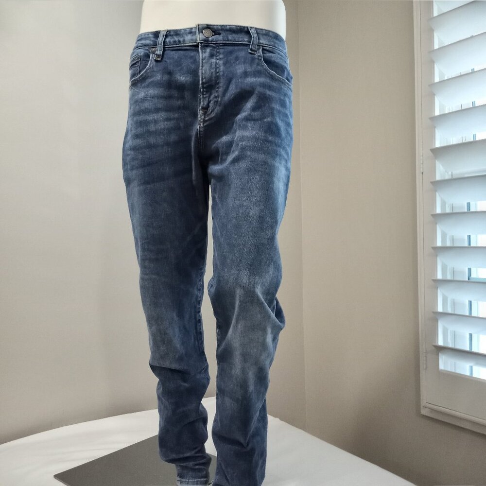EXPRESS BLUE SLIM STRAIGHT HYPER STRETCH JEANS MENS SIZE 40 X 32